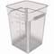 Carlisle Foodservice Squares Polycarbonate Food Storage Container, 22 qt, 11 13 x 11.13 x 15.72, Clear, Plastic 1195607 - alternate 4
